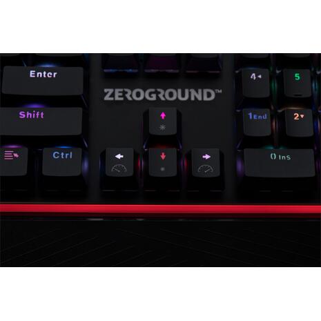 Ενσύρματο πληκτρολόγιο Gaming Zeroground KB-2800G Satomi (Outemu Red) Αγγλικό US